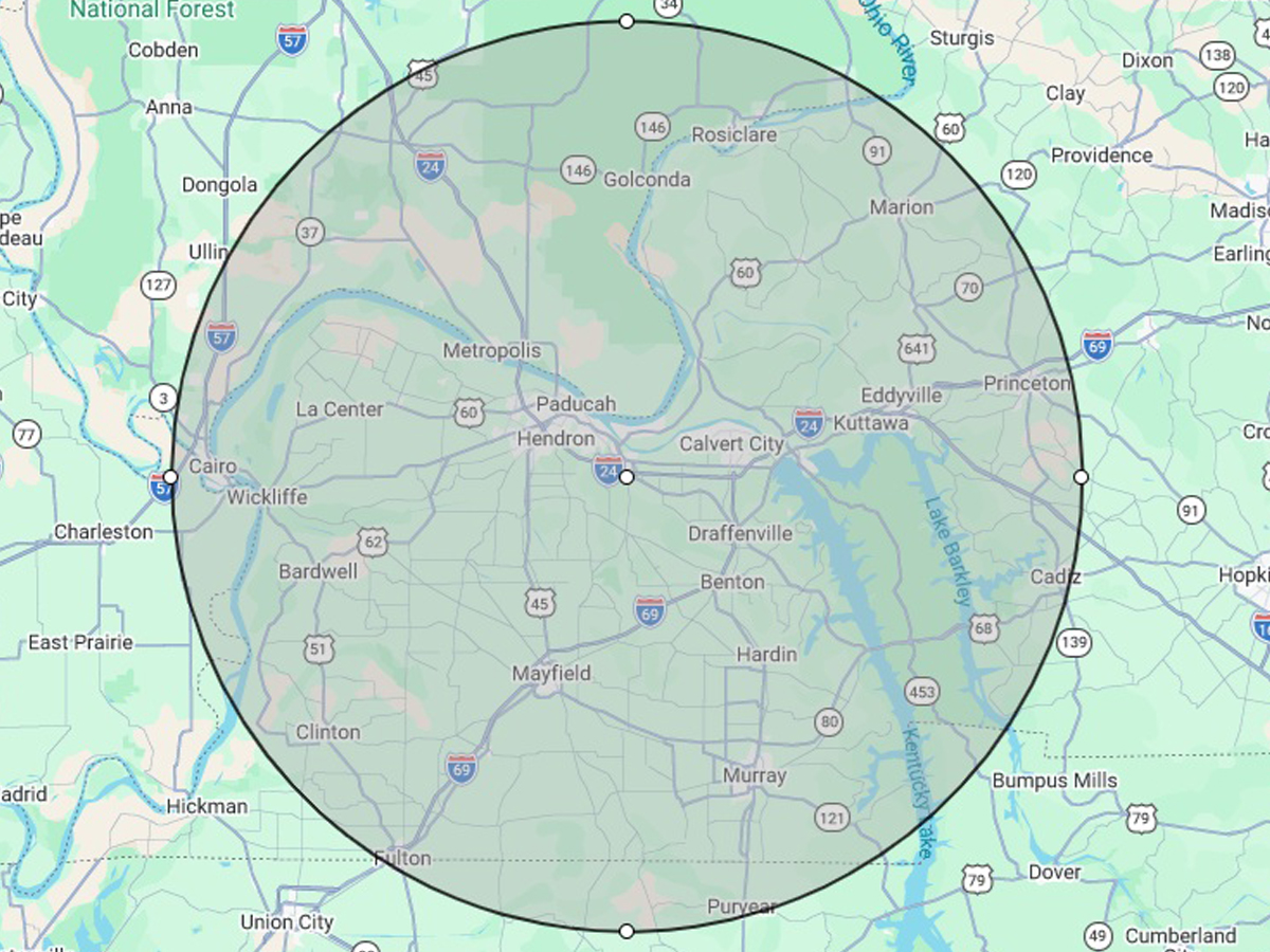 Top Notch Roofing & Exteriors Lowcountry Service Area Map — Summerville, Charleston, Mount Pleasant, Goose Creek, Hanahan, Ladson